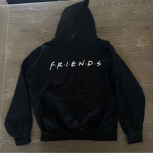 Urban Outfitters Black Friends Hoodie Sweatshirt
